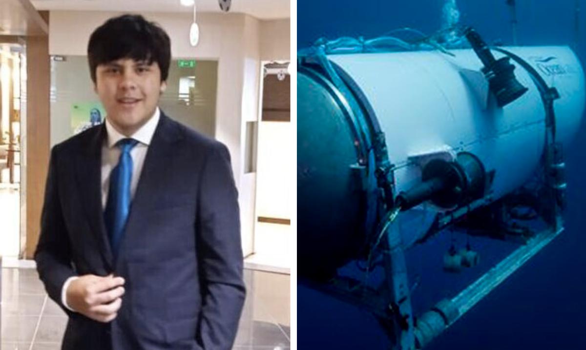 “Aterrorizado”: tia del tripulante mas joven del sumergible Titan relata que su sobrino no se sentia listo para el viaje